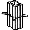 Profielverbindingshulpstuk sanitair