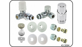 Radiator-aansluitingen