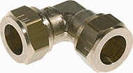 Knelringfitting met 2 aansluitingen