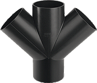 Fittingen met 4 aansluitingen