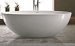 Luca Sanitair Vasca vrijstaand bad solid surface 180x93cm mat wit LUVA1893M
