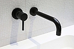 Bongio T mix inbouw wastafelkraan 16cm mat zwart BO32538NE16 Bongio T mix inbouw wastafelkraan 16cm mat zwart BO32538NE16