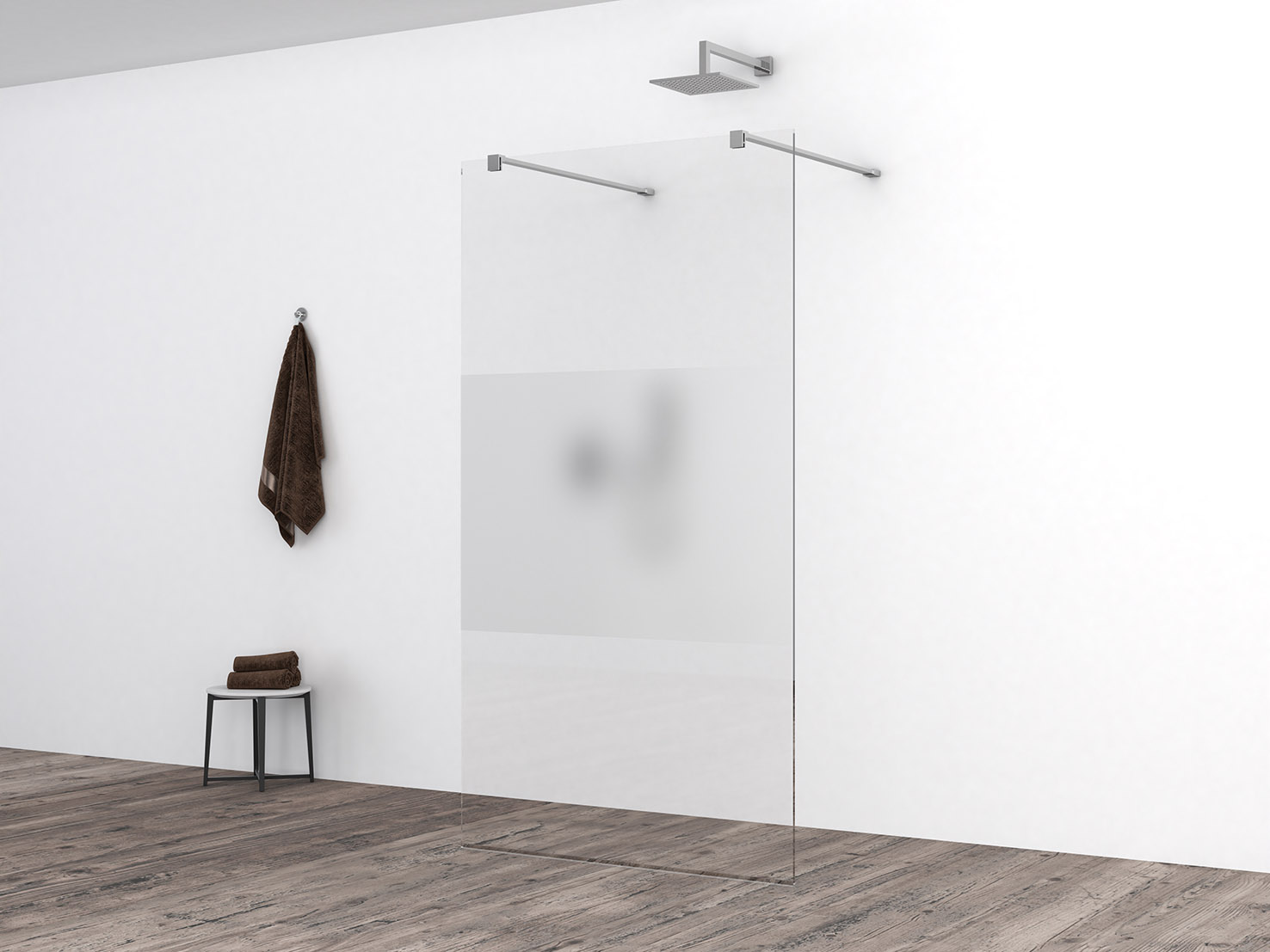 Italy Sanitair Slim glasplaat gedmatglas 1000x2000 8mm nano