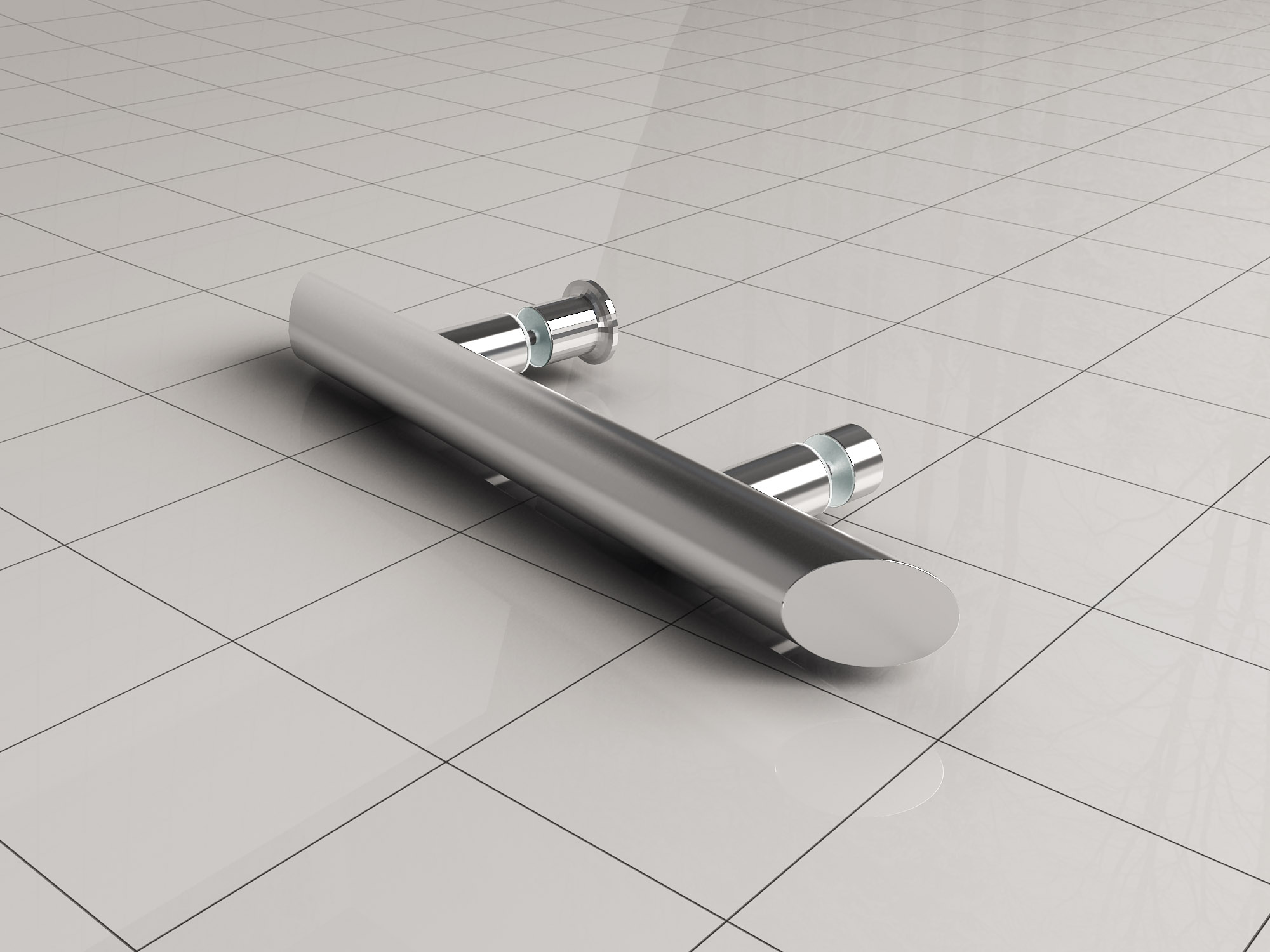 Italy Sanitair losse deurgreep type 3 chroom