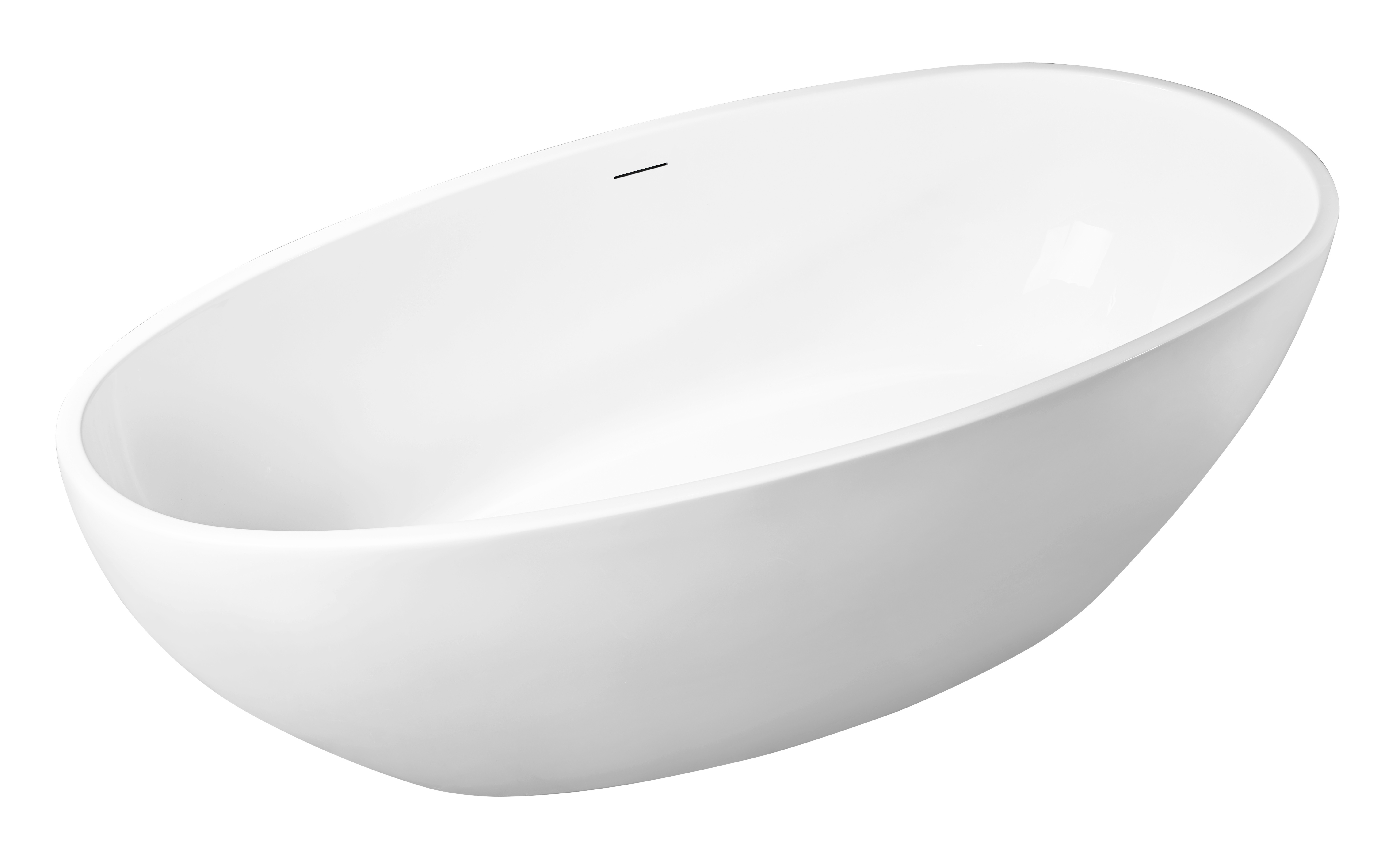 Italy Sanitair Ellips vrijstaand acryl ligbad 180 x 90 wit