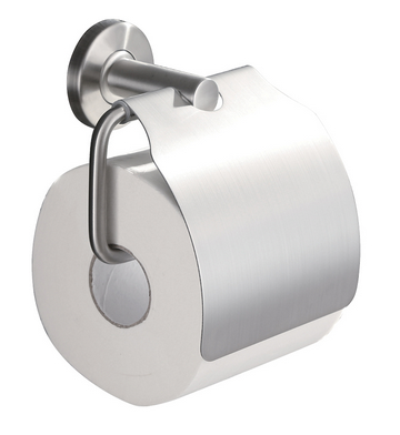 Italy Sanitair 304 toiletrolhouder + klep RVS