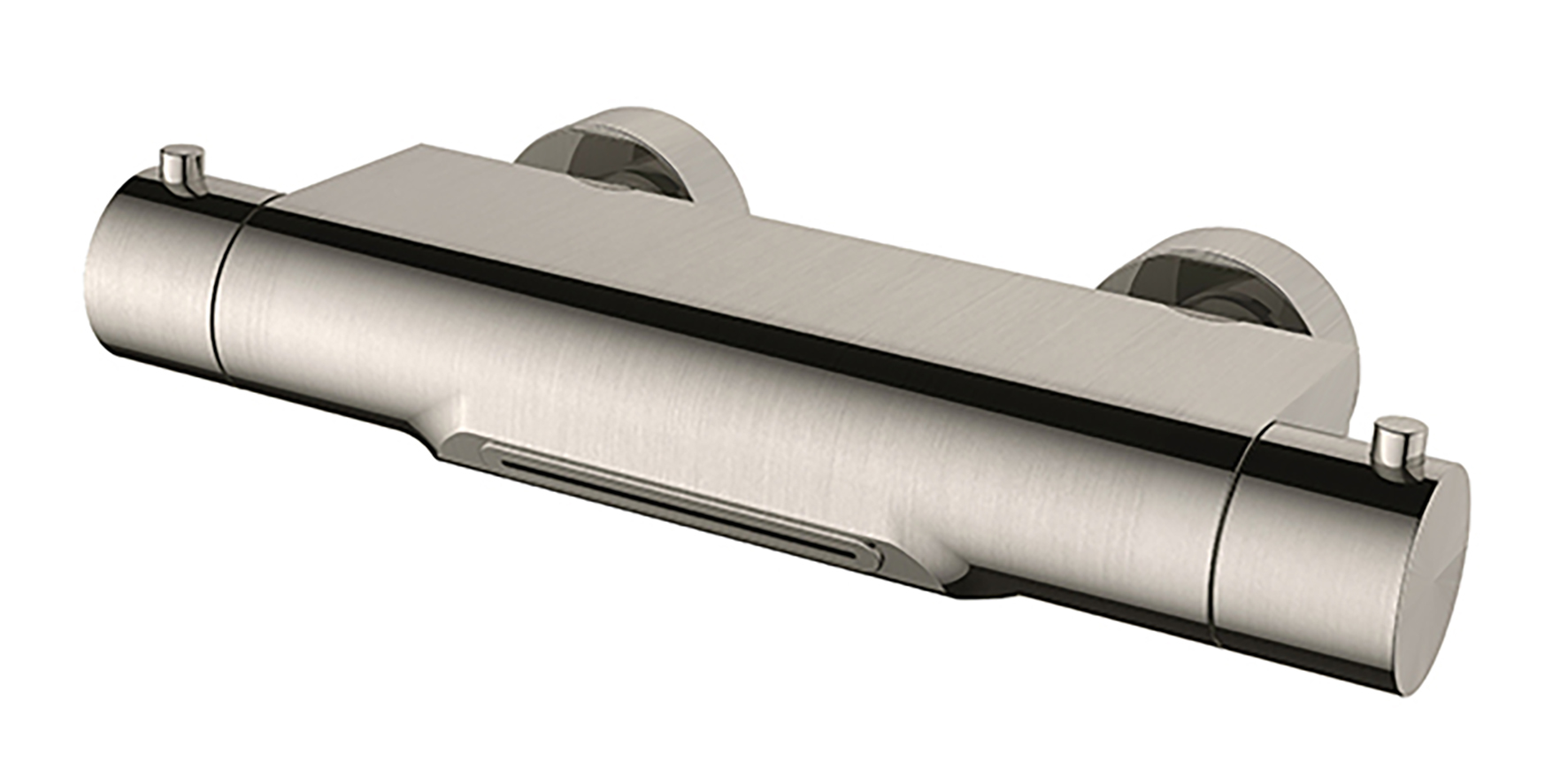 Italy Sanitair Style thermostatische watervalbadkraan geborsteld staal