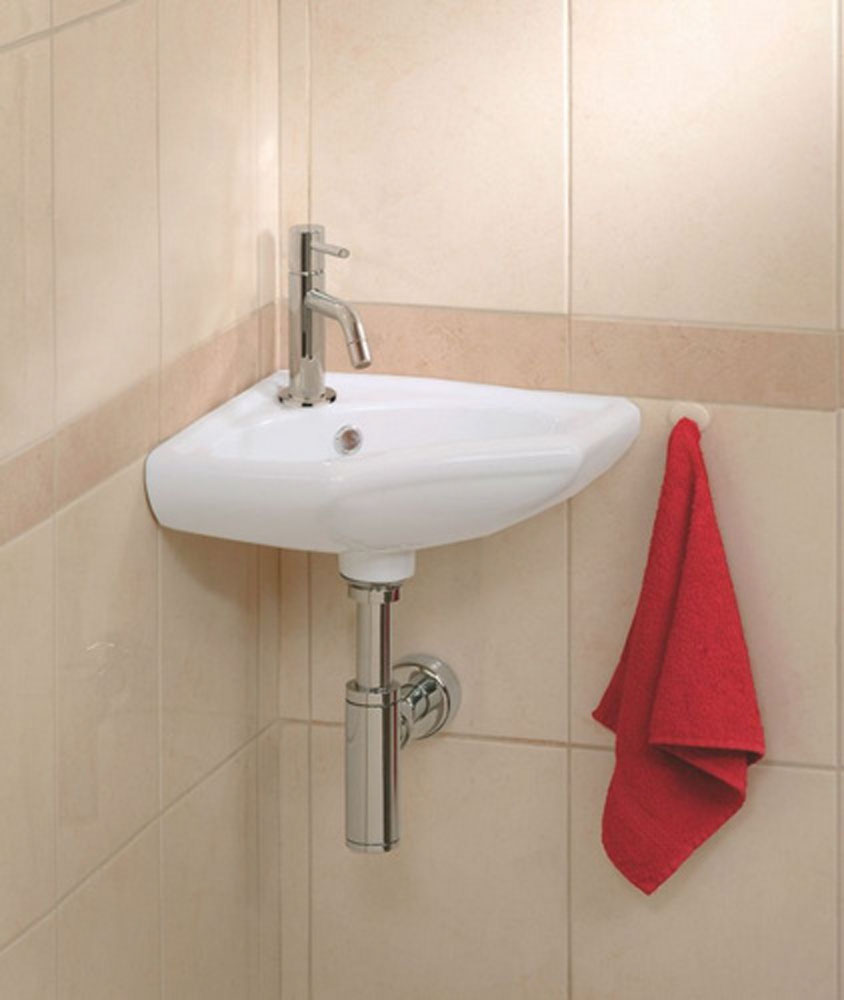 Italy Sanitair onePack Trevi hoekfontein compleet wit