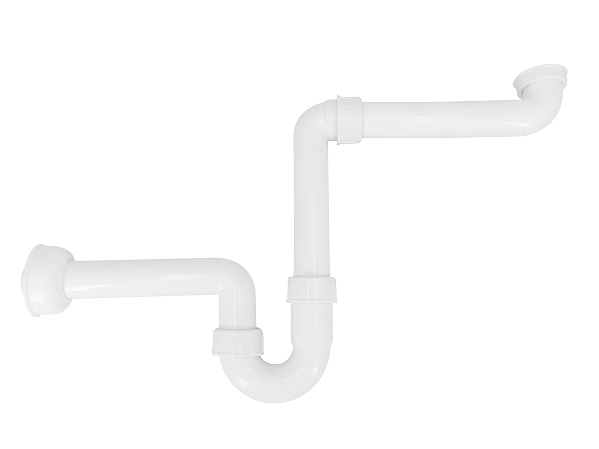 Italy Sanitair Ruimtebesparende sifon voor gootsteenwastafel 1 x 40 mm