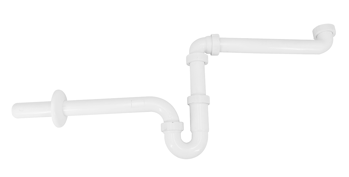 Italy Sanitair Ruimtebesparende sifon voor wastafel 54 x 32 mm