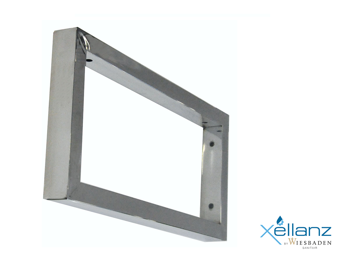 Italy Sanitair Chroom vierkante supportbeugel 46x22