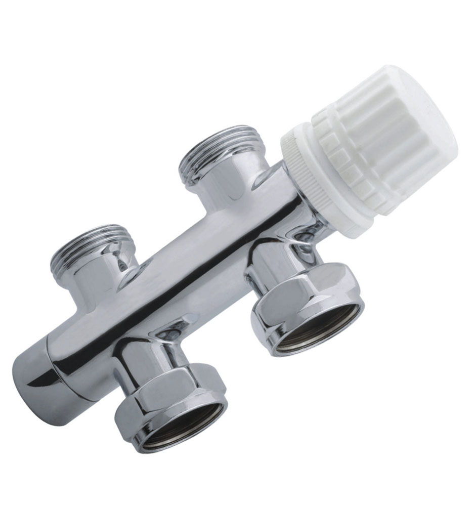 Italy Sanitair thermostatisch 3/4 onderblok recht chroom