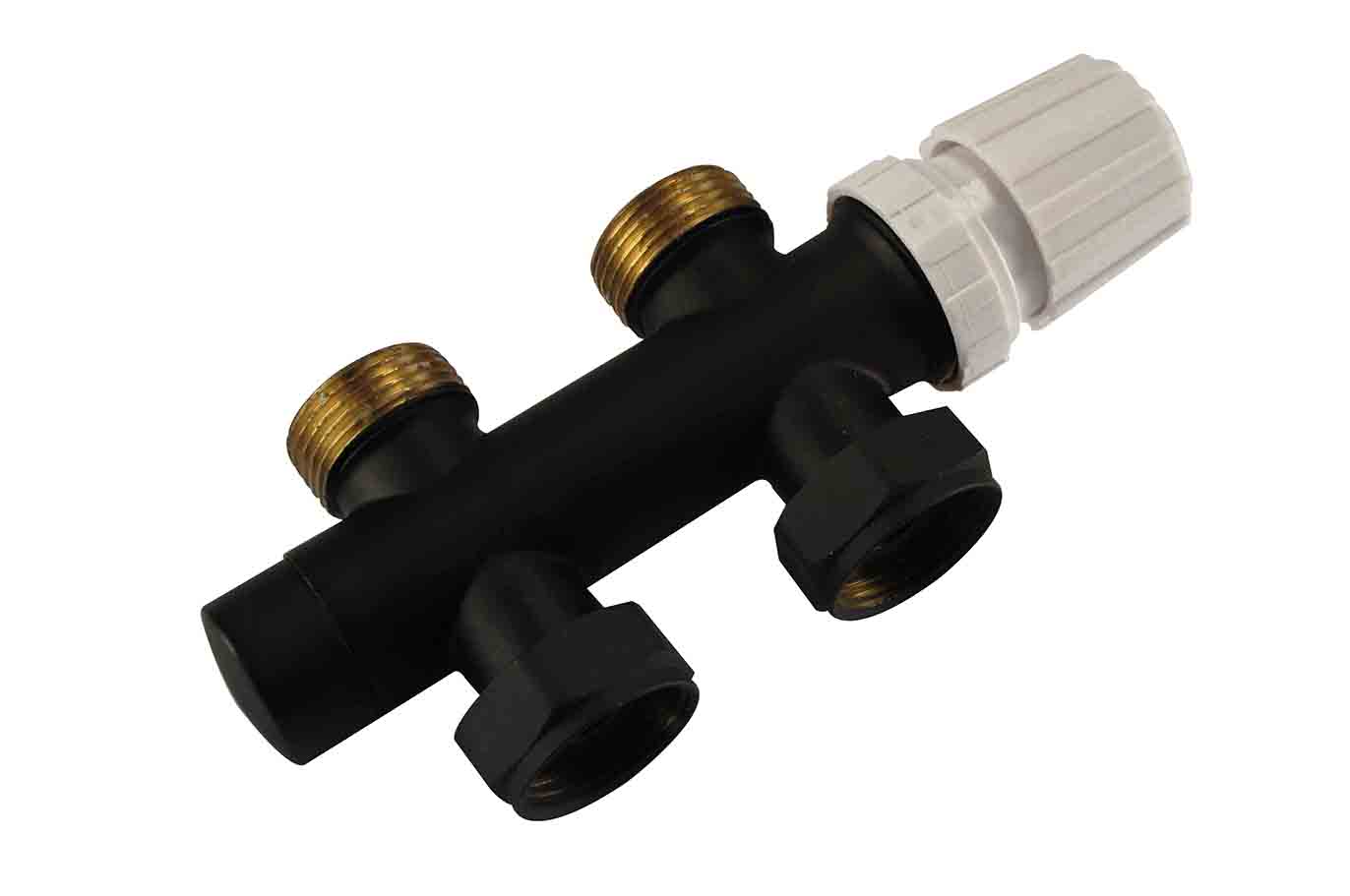 Italy Sanitair thermostatisch 34 onderblok recht mat zwart