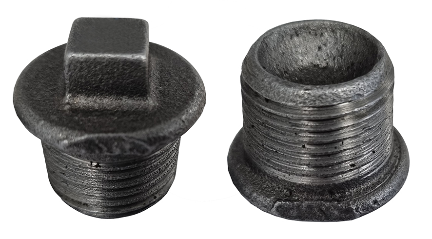 Italy Sanitair 290 Malleable Plug 34 zwart