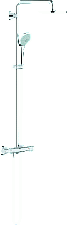 Grohe Euphoria xxl 210 douchesysteem met thermostaatkraan chroom 27964000