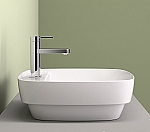 Catalano Green Lux opzetwastafel 42x42cm zonder overloop wit met Cataglaze 142GRLX00