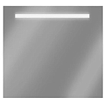 LoooX M-Line spiegel m. verwarming en verlichting boven 60x60cm m. bewegingssensor SPV600600B 