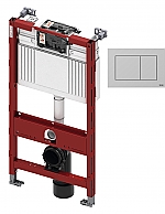 TECE inbouwreservoir 98cm front-/planchetbediening met TECEnow bedieningspaneel mat chroom