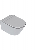 Catalano New Zero 55 New Flush wandcloset diepspoel zonder spoelrand m. Cataglaze satin cement 1VS55NRCS