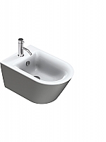 Catalano Zero 55 bidet wit/zilver 1BS55NRBA