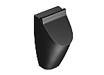 Catalano Sfera New Flush urinoir randloos met bevestigingsgaten voor deksel 350x320mm mat zwart 1OR64FNS
