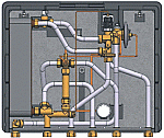 Danfoss Afleverstation collectieve verwarm. EvoFlat NL 145B4114 Danfoss Afleverstation collectieve verwarm. EvoFlat NL 145B4114
