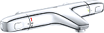 Grohe Grohtherm 1000 badthermostaat met omstel zonder S-koppelingen, CoolTouch chroom 34823003 Grohe Grohtherm 1000 badthermostaat met omstel zonder S-koppelingen, CoolTouch chroom 34823003