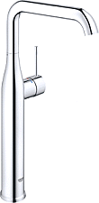 Grohe Essence wastafelkraan XL m. hoge draaibare uitloop m. gladde body chroom 24170001 