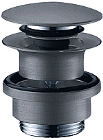 Hansgrohe Afvoerplug (overloop combinatie) Push Open 50100340