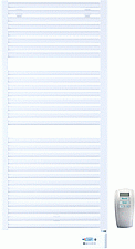 DRL Claudia Remote E-comfort elektrische radiator met thermostaat en afstandsbediening 1800x600mm 1200W wit 220612