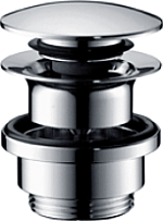 Hansgrohe afvoerplug m. push open 5/4" v. kraan z. waste chroom 50100000 
