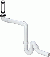 Viega afvoerset kunststof v. paracelsus (mindervalide) wastafel wit 133207 