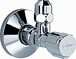 Schell Comfort hoekstopkraan m. rozet 3/8"x10mm chroom 050980699 