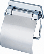 Geesa Standard closetrolhouder m. veer m. klep chroom 915144 