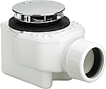 Viega Domoplex douchebakafvoer compleet v. afvoergat 52mm 75x40 klem m. afdekplaat chroom 129583  Viega Domoplex douchebakafvoer compleet v. afvoergat 52mm 75x40 klem m. afdekplaat chroom 129583