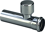 Viega Afvoer muurbuis 32x125mm met beluchter chroom 115524