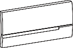 Wisa Bedieningspaneel closet/urinoir 2000/2002 8050420307
