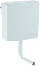 Geberit Twico laaghangend reservoir AP140 met 2-toets bediening wit 140317111