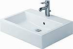 Duravit Vero wastafel m. kraangat m. overloop 60x47cm wit 0454600000 