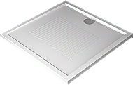 Novellini Olympic New Douchebak acryl 90x90x11.5cm wit OLN901130