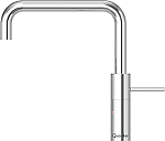 Quooker Keukenmengkraan MKNSCHR LET OP ALLEEN WARM EN KOUD WATER
