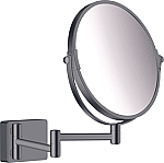 Hansgrohe AddStoris scheerspiegel 18.8cm brushed black chrome 41791340