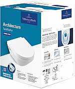 Villeroy & Boch Architectura combi-pack m. wandcloset diepspoel TwistFlush 5684CL01