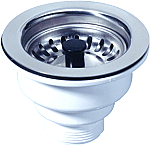 McAlpine Afvoerplug (overloop combinatie) 0054696