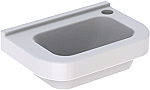 Geberit 300 Basic fontein 36 cm met kraangat rechts zonder overloop wit S8400110000G Geberit 300 Basic fontein 36 cm met kraangat rechts zonder overloop wit S8400110000G