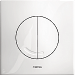 Wisa XS bedieningsplaat Argos DF 16x16cm kunststof wit 8050414601 