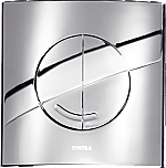 Wisa XS bedieningsplaat Argos DF 16x16cm kunststof glanschroom 8050414651 