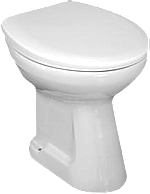 Jika Euroline closetpot diepspoel midden onder uitlaat wit H8212270000001