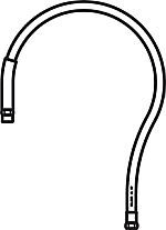 Delabie doucheslang 120cm wit 433120 Delabie doucheslang 120cm wit 433120
