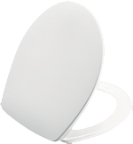 Pressalit 3000 closetzitting met deksel m. RVS univerticalscharnier UN3 wit 190000UN3999 